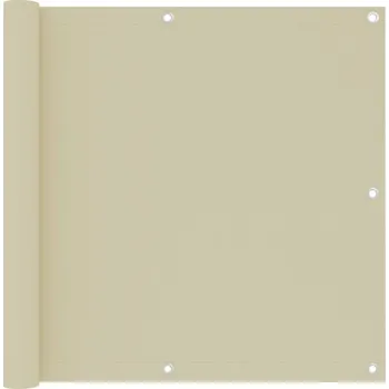 Stínicí technika zahrada-XL Balkónová zástěna krémová 90 x 300 cm oxfordská látka 134952