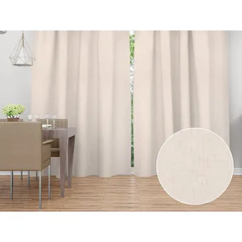 ubrus Dekorační závěs PM-117 Světlá režná - šířka 140 cm 140x140 cm