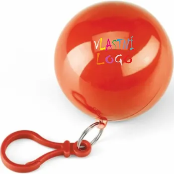 Pláštěnka ON-DESIGN Nepromokavé pončo ISABEL s vlastním potiskem Barva: červená