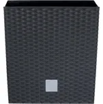 Květináč RATO LOW + vklad antracit Velikost: 26,2 cm