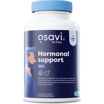 Přírodní produkt Osavi Hormonal Support Man, Hormonální rovnováha pro muže, 60 rostlinných kapslí