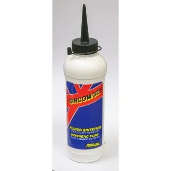 SINCOM 32/E dielektrický olej 0,5l pro tiché olejové kompresory - 2500016 (Aircraft Airboy Silence 50, Nuair Meca Deco Pro 50 Silent, ABAC Junior 30, Bamax OLE)