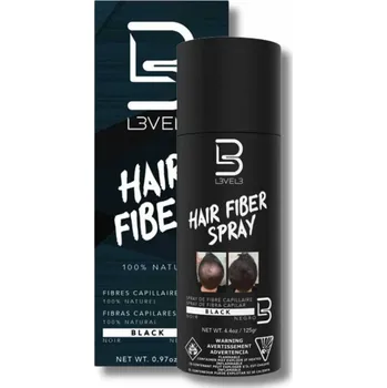 Barva na vlasy L3vel3 Hair Fibers - vlasová vlákna, 27,5g Dark Brown - tmavě hnědá