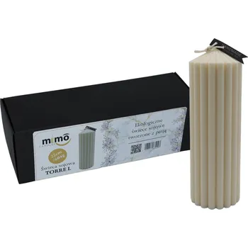 Svíčka Dekorativní sójová svíčka s přírodní vůní MiMoCandles 1 ks