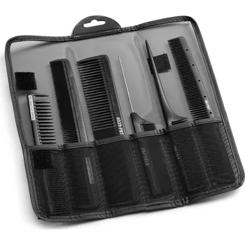Kosmetická sada Comb set 7069 - sada šesti hřebenů v pouzdře