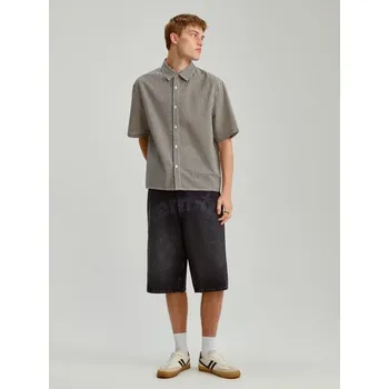 Pánská móda Džínové kraťasy - 31 - House - černá - 675EP-99J