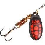 DAM rotační třpytka EFFZETT Standard Black-Red Hmotnost nástrahy: 10g