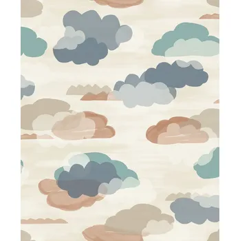 Tapeta Dětská vliesová tapeta na zeď, mráčky, LD2015, Little Dreamers, Grandeco