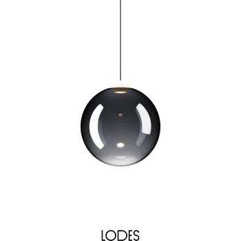 Lodes Designové závěsné LED svítidlo RANDOM SOLO, 3W, ø 23 cm, CRI90 Barva: Kouřová, Teplota světla: 2700K - teplá bílá