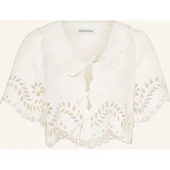 Dámská halenka Malina Dámská Cropped Halenka Estela Z Děrované Krajky Se...
