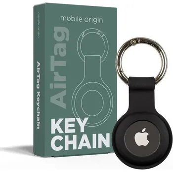 Mobile Origin Airtag KeyChain, black