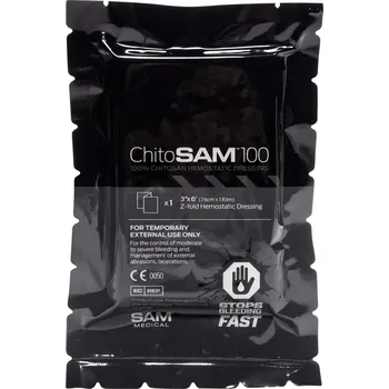 SAM Medical CHITOSAM 100 hemostatické krytí 7,6 cmx 1,83 m