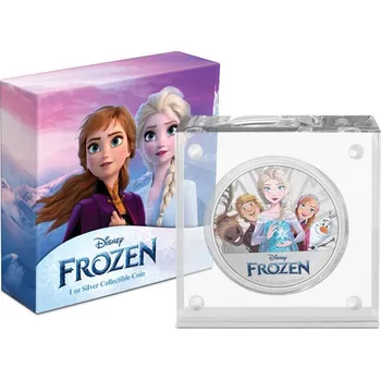 Niue Island Stříbrná mince 1 oz Ledové králoství 2022 Kolorovaná Proof