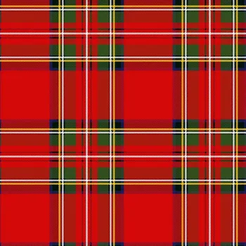 Strima Cute Fleece Print - Checks, Red