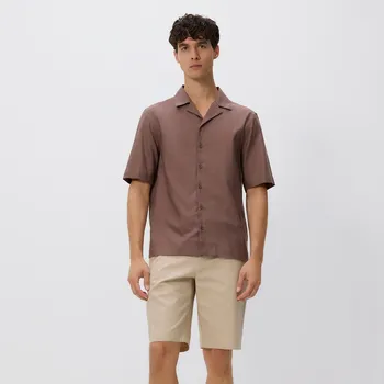 Pánské kalhoty Reserved - Kraťasy chino regular - béžová - 0051V-08X - 0051V-08X-38