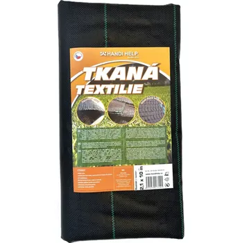 Mulčovací textilie Tkaná textilie 2,1 x 10 m; černá (Výhodou tkané textilie je její dlouhá životnost a také pevnost.)