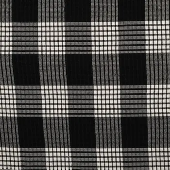 Strima Fancy 2 Tone Check Jiska - Black/White