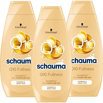 Šampon Schauma Q10 3 x 400 ml šampon pro jemné a oslabené vlasy