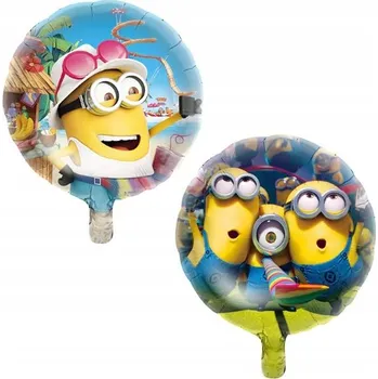 Balónek Kulatý fóliový balónek Mimoni velký 45 cm