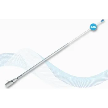 Autoanténa VHF sklolaminátová anténa Glomex RA112 k radiostanicím pro motorové lodě a jachty, délka 150 cm