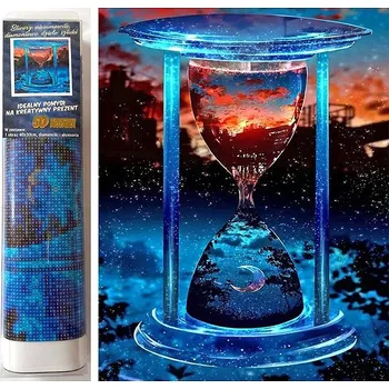 Diamantové malování Norimpex Čas 30 × 40 cm