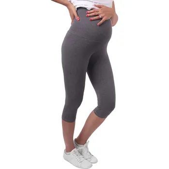 JOŽÁNEK Těhotenské legíny, 3/4 SKLADEM Barva: šedý melír, Velikost: S/M