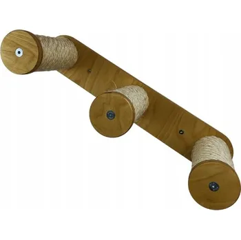 Schůdky pro kočky - 3 stupně - sisalové sloupky - WALL 2.0