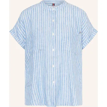 Tommy Hilfiger Dámská Lněná Halenka, tmavě modrá / bílá, 36