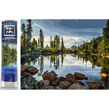 Diamantové malování Norimpex Klidné jezero 30 × 40 cm