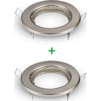 Bodové svítidlo LED21 SADA 2ks Podhledové bodové svítidlo ALFA chrom mat + patice