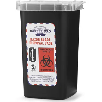 Barber Pro 1987 - kontejner na likvidaci použitých žiletek