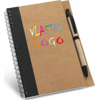 Blok ON-DESIGN Blok se spirálovou vazbou B6 ASIMOV s vlastním potiskem Barva: černá