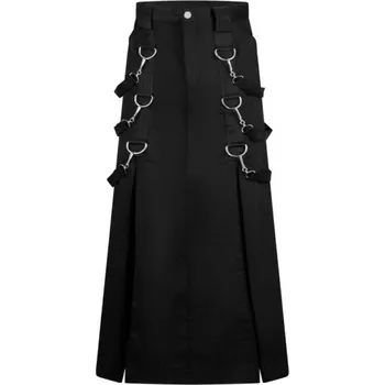 Dámská sukně kilt pánský BLACK PISTOL - Denim - Black - Z-2-23-001-00 - XL