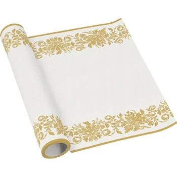 ubrus Bílý běhoun 500 x 40 cm