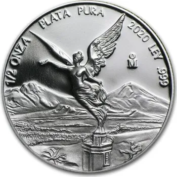 Mexico Mint Stříbrná mince 1/2 oz Libertad Mexico 2020