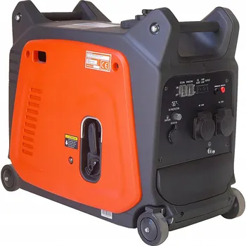 Elektrocentrála Jednofázová přenosná elektrocentrála KrafTWele 5000 W benzínová