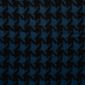 Strima Poly Satin Print - Chicken Feet, Petrol