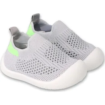 Capáčky Síťované, lehké Befado botičky pro miminka šedé 002P052 - 20