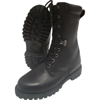 Těžké boty Armda Francouzsk Boty kožené vysoké FRANCOUZSKÉ GORE-TEX ČERNÉ 35