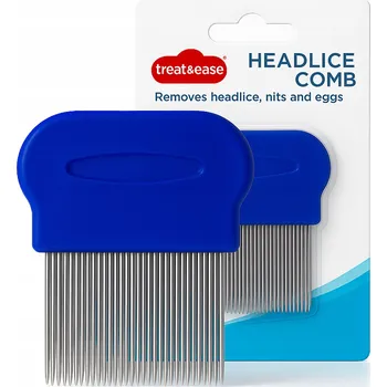 Kosmetika pro psa Hřeben na vši a hnidy Treat & Ease hřebínek na odstranění, pro zvířata, psy a kočky