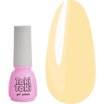 Přípravek na nehty Hybridní lak na nehty Toki-Toki 74 bledě žlutý 5 ml