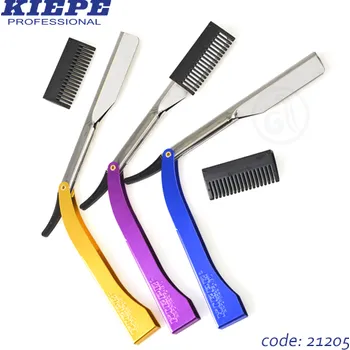 Břitva na holení Kiepe 128 ALUMINIUM RAZOR - klasická břitva na vyměnitelné žiletky, poloviční čepel