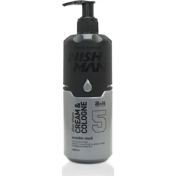 Nishman Cream and Cologne - krémová kolínska po holení, 400 ml 05 Invisible Touch