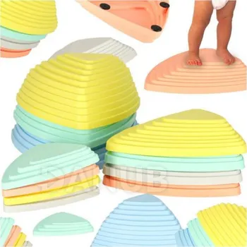 Hlavolam Senzorická cesta - říční kameny - 11 pastelových prvků