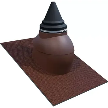 ANTENOS UNI - Anténní komplet pro šikmé střechy univerzální, hnědá