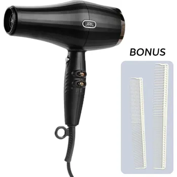 Fén KIT: JRL (FP2402) FP2020L Powerful Ultralight Dryer - ultralehký a výkonný fén na vlasy, 2400W + 2 hřebeny J304 a J305