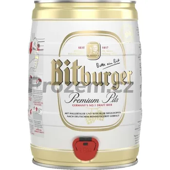Pivo Bitburger Premium pivo 4,8% 5 l soudek