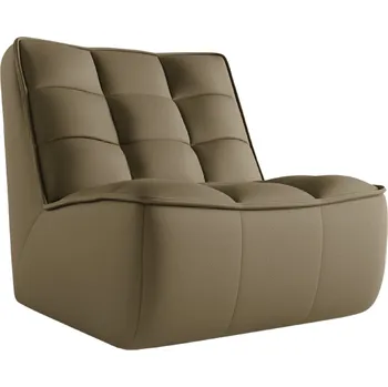 Křeslo Maison Heritage Olivově zelené kožené křeslo Moni