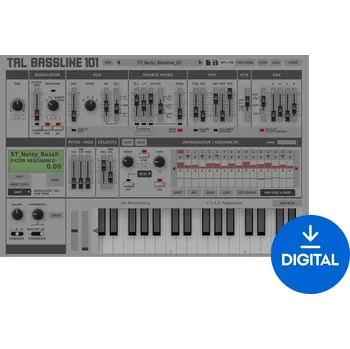 Hudební software TAL SOFTWARE BassLine-101 (Digitální produkt)