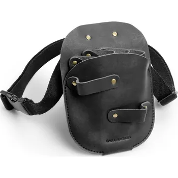 Kadeřnické nůžky Scissor holster, leather 1677 - kožené pouzdro na kadeřnické nůžky